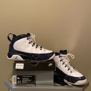 Air Jordan 9 Retro (GS) white/university blue